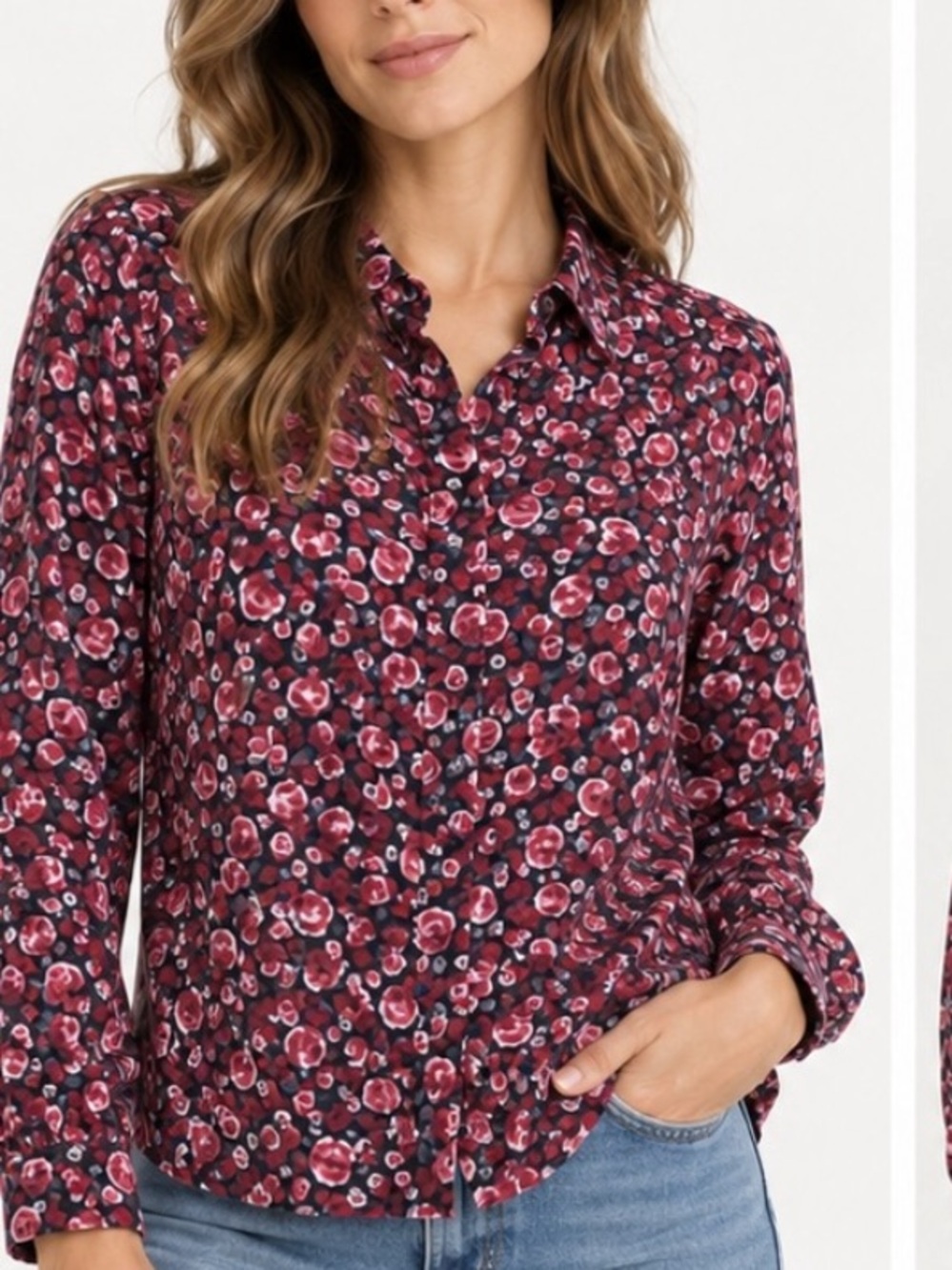H&M‎ Floral Cotton Blouse